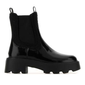 토리버치 가죽 패브릭 첼시 부츠 177079 004