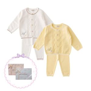 선물추천 [밍크뮤HP]25년F W 쁘띠덧수니트상하복 2종택일 (35A12-610-01 02)