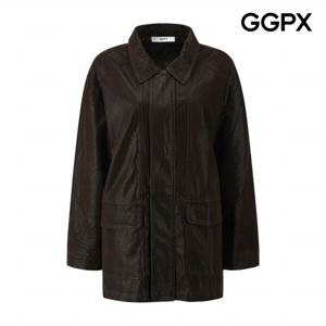 [GGPX] 크랙 레더 싱글 자켓 (GP9JK026F)