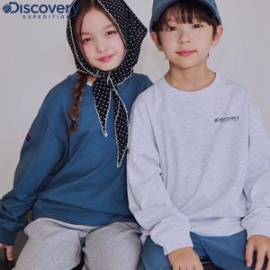 디스커버리키즈 DKRL11054 키즈 에센셜 스몰로고 긴팔 티셔츠