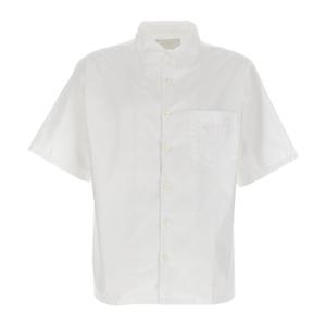 프라다 로고 포켓 스트라이프 코튼 셔츠 UCS414SUMO16CI F0009