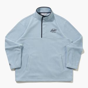 [먼싱웨어]남성 플리스 반집업 티셔츠 라이트블루 MQ421PTLO1