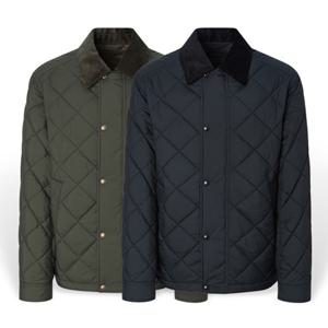 [헤지스][25FW][2컬러 택1] 남성 윈져 퀼팅 자켓 HZJU5D401