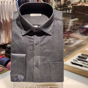 듀퐁셔츠 SE5FM11LS163SGE 비지니스 레이온 혼방 솔리드 일반 핏 셔츠(남방)