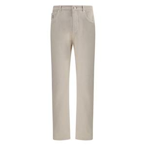 브루넬로 쿠치넬리 스트레이트 팬츠 M237UX1290C7024 CREAM