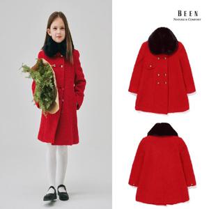 [빈]BZ64CT02RD 레드 부클 에이라인 울 코트