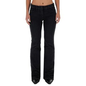 오프화이트 데님 팬츠 OWYA061 F23DEN0021000 BLACK