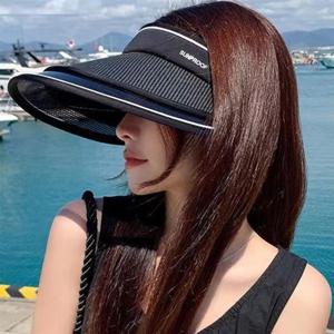 남성 차단 라탄썬캡 자외선 챙모자 모자 벙거지 비치
