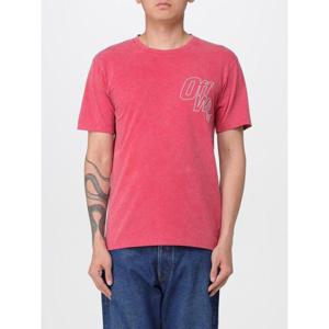 오프화이트 반팔 티셔츠 OMAA027F25JER00D 2601 Red