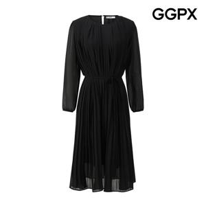 [지지피엑스]플리츠 쉬폰 리본 원피스 GP9OP023F