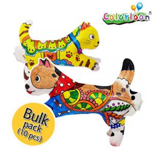 컬러룬 강아지 고양이 10인 색칠 꾸미기 동물 풍선 컬러룬 강아지 고양이 10인 색칠 꾸미기 동물 풍선