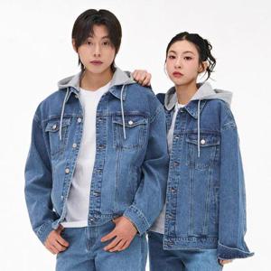 체이스컬트 HC09 남여 데님 후드 탈부착 자켓 EARU1211B0N