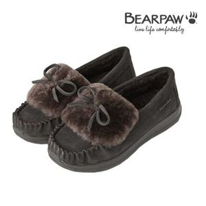 [베어파우(슈즈)]여성 CAROL 천연소가죽 양털 모카신 로퍼 5컬러 (3999QD-W-EGR)