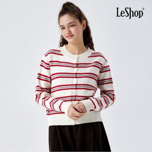 [르샵] 라운드 버튼 프런트 라인 니트 가디건 (BP9KC034A)