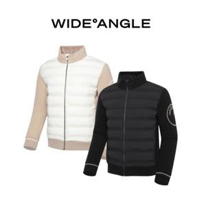 [와이드앵글]CO 스웨터 하이브리드 발열 볼패딩 자켓 M WMW23112
