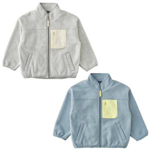 [블루독8-키즈] 택1 오트밀 스노우B.플리스집업자켓 반목점퍼 간절기 두돌선물 초등학생 25C7511104