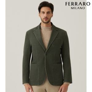 [페라로밀라노] 코듀로이 워싱자켓 카키 AM0EJK45226