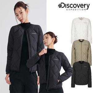 디스커버리 25FW 신상/여성/무봉제/기본핏/데일리/캐주얼/디하스 U넥 튜브 다운 경량패딩 DWDJ74056