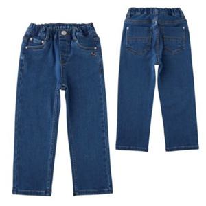 [블루독8-키즈] 데님미디엄 스트레이트기모데님팬츠 면스판 청바지 두돌선물 초등학생 25C7541402