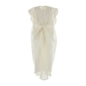 짐머만 프린지 디테일 리넨 블렌드 원피스 2928DS253 IVO