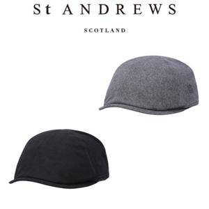 [세인트 앤드류스] 남성 별 심볼 자수 울 블렌디드 헌팅캡(811E4CPA01)