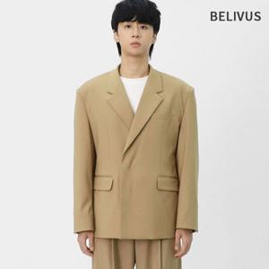 빌리버스 남성 데일리 자켓 오버핏 수트 테일러드 투버튼 캐주얼 정장 BYM018