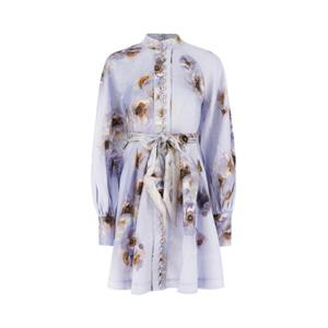 짐머만 히프노틱 버튼 미니 드레스 3970DF251 LILPP LILAC POPPY