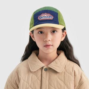 [아웃도어프로덕츠 키즈]컬러블록 코듀로이 캠프캡 (카키) OD245AAC05_KHA