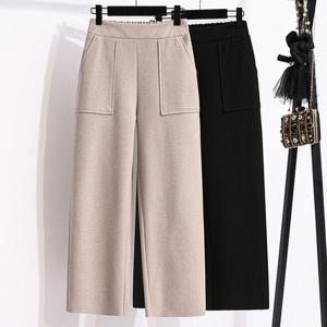 [넬리]어텀 모직 와이드 밴딩팬츠_NC3SP013