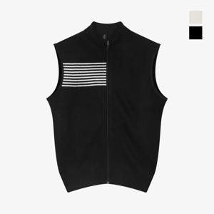 클라우스 효성 크레오라 소프트기모 남성 골프 니트 조끼 KLFMVE1496_BK