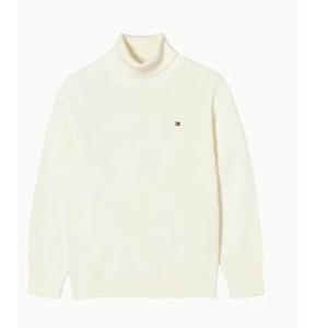 [타미힐피거칠드런] 코튼 터틀넥 스웨터 T42F7WWO210BT1