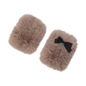 [파리게이츠] (521E4AC006)여성 스마일 심볼 리본 숏 퍼 레그워머