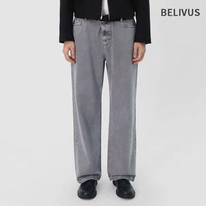 빌리버스 남성 허리조절가능 투버튼 와이드 팬츠 빅사이즈 면바지 BHL111