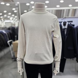 [앤드지]기본 모크넥 플레인 반폴라 니트 BSF4EU1003 IV