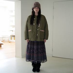 [써스데이아일랜드][여성]포켓 배색 토글 점퍼(T256MJP135)