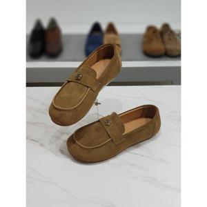 한슈 세이브존03 터니 로즈 스웨이드 로퍼 단화 1cm AGHS0125-23pnA