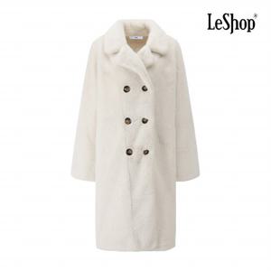 [르샵] 비건 퍼 더블 롱 코트 (BPACT001A)