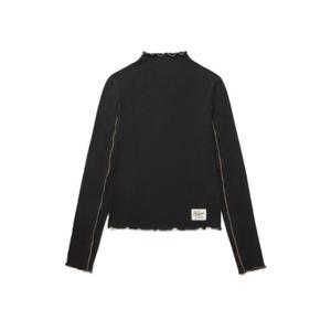 커버낫긴팔티 JQS CO2403LT70-BK 우먼 라이닝 터틀넥 롱슬리브 Black