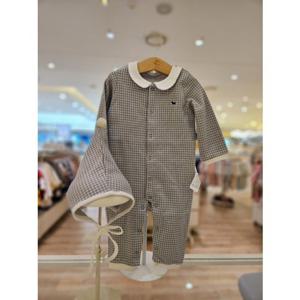 [블루독베이비] 25FW GR)클래식체크세트우주복 HH (45C7004113)