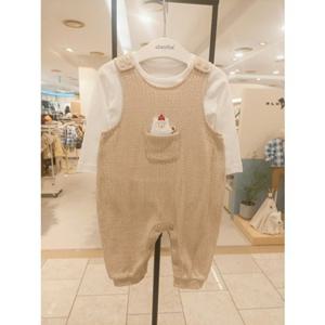 [압소바] (베이지)(조카백일돌선물)쟈카 코튼모달 우주복(티) (A2710608)