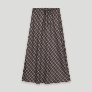 [코데즈컴바인] 맥시 체크 밴딩스커트 (CKD-SK001WA)