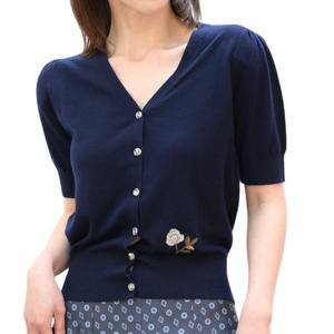 [비꼴리끄(여성)]울 브이넥 니트 가디건 B252KC3050