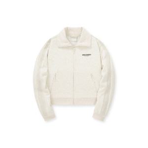 디스커버리져지 BQK DWTR93046-IVM 여성 기모 트레이닝 자켓