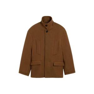 25 FW 아미 파리스 울 오버사이즈 하이 칼라 피코트 H25HCO456WV0078 TP444602821