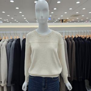 [숲]진주 포인트 라운드 니트 SOBALKT3 24