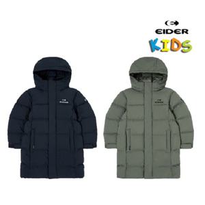 아이더 [택가 360,000원] 키즈 공용 제타 2.5 롱 패딩 다운 자켓 JUW25592