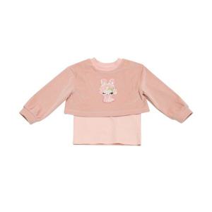 프렌치캣 PK 골지 레이어드 티셔츠(Q55DBT110)양말증정