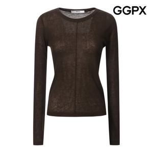 [지지피엑스]절개 울 터치 시스루 티셔츠 GP9TS017B
