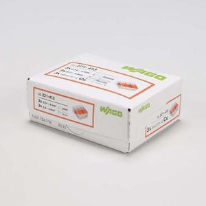 와고 전선 커넥터 221-413 단선 연선 50개입/BOX판매 커넥터 전선연결 전선연결부속 콘넥터 매입스위치 스위치박스 콘센트박스 가성비좋은