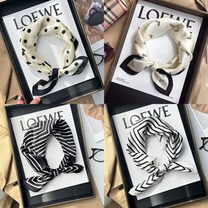 여성 4종 클래식 모던 패턴 실크 스카프 SCF005